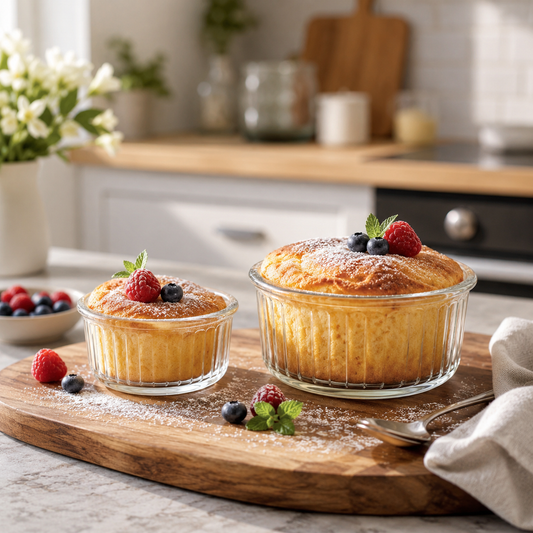 Oven-Safe Tempered Glass Ramekin – Dessert & Snack Bowl