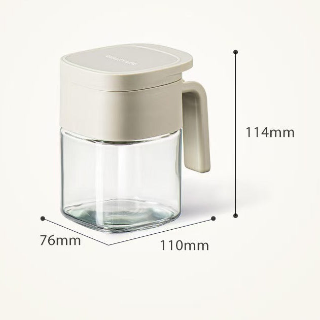 Glass Spice Jar Kitchen Seasoning Storage Container