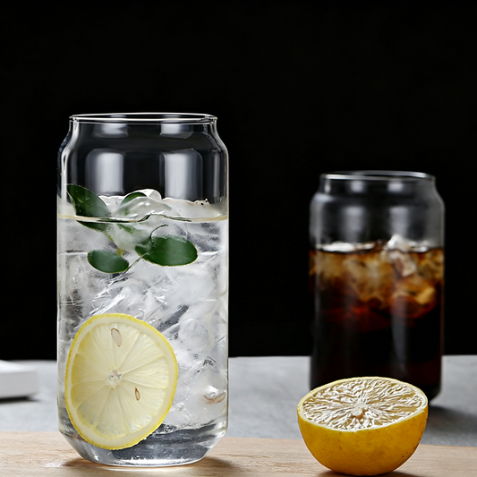 Hand Blown Borosilicate Glass Tea Cup โ Single Wall Clear Teacup for Home & Cafรฉ Use