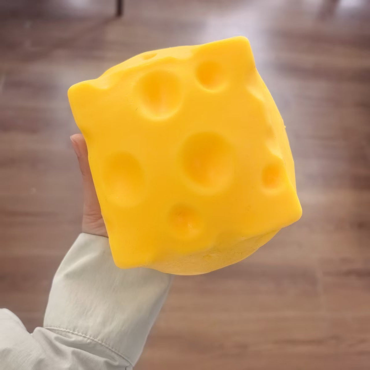 Fluid Cheese Squishy Toy – Slow Rising Stress Relief Fidget Cube (5–11cm)