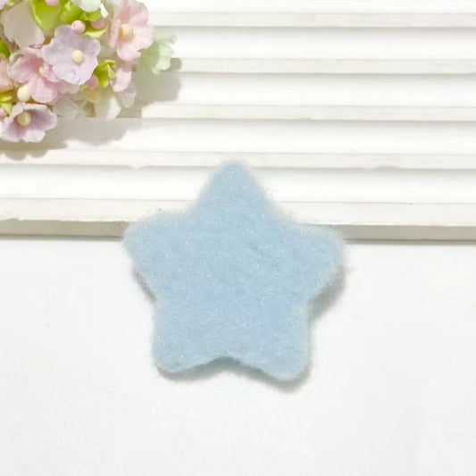 Pastel Star Fabric Appliquรฉs โ DIY Craft Accessories
