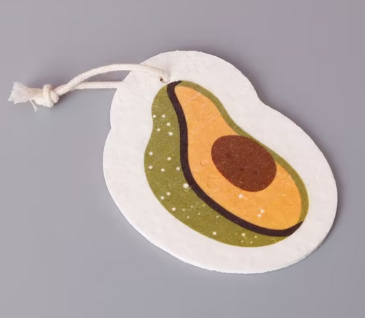 Fruit-Shaped Fabric Sachets โ Avocado, Orange & Drink Cup Designs