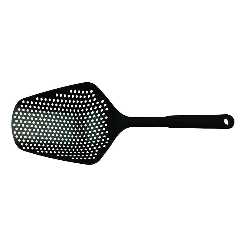Large Plastic Slotted Spatula Long Handle Draining Scoop Kitchen Strainer Shovel