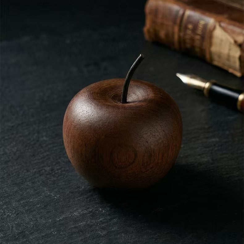 Apple Shape Wooden Aroma Diffuser Essential Oil Holder