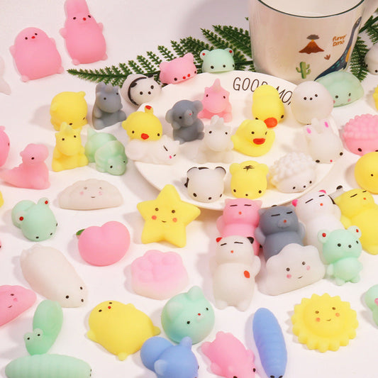 Cute Animal Squishy Toy โ Holiday Stress Relief Soft Fidget Toy