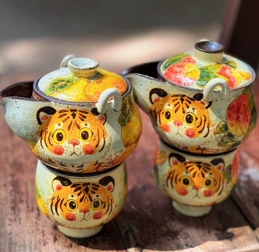 Rainbow Treasure Bottle Tea Ceremony Set