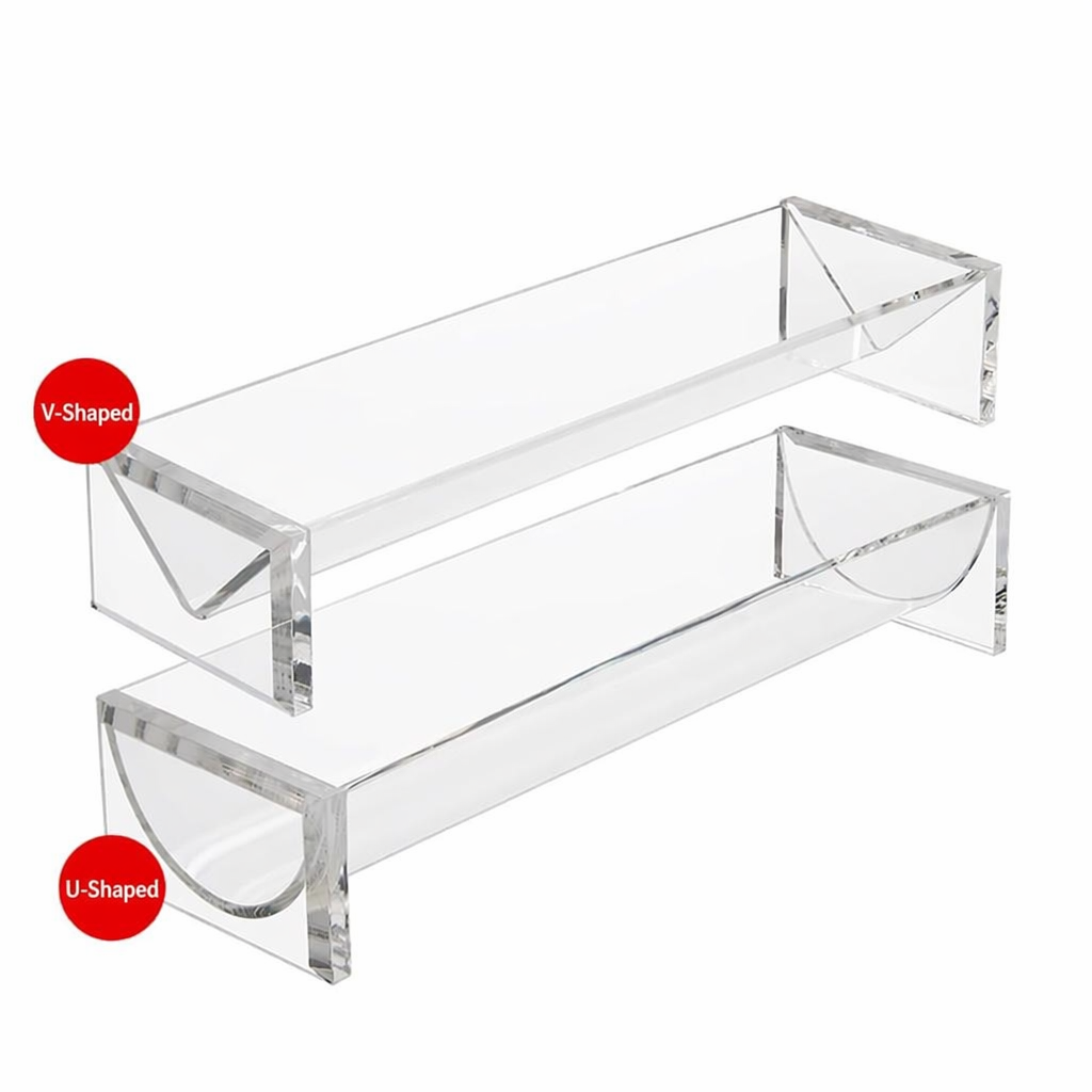 Clear Acrylic Biscuit Storage Tray Transparent Cookie Organizer Display Box