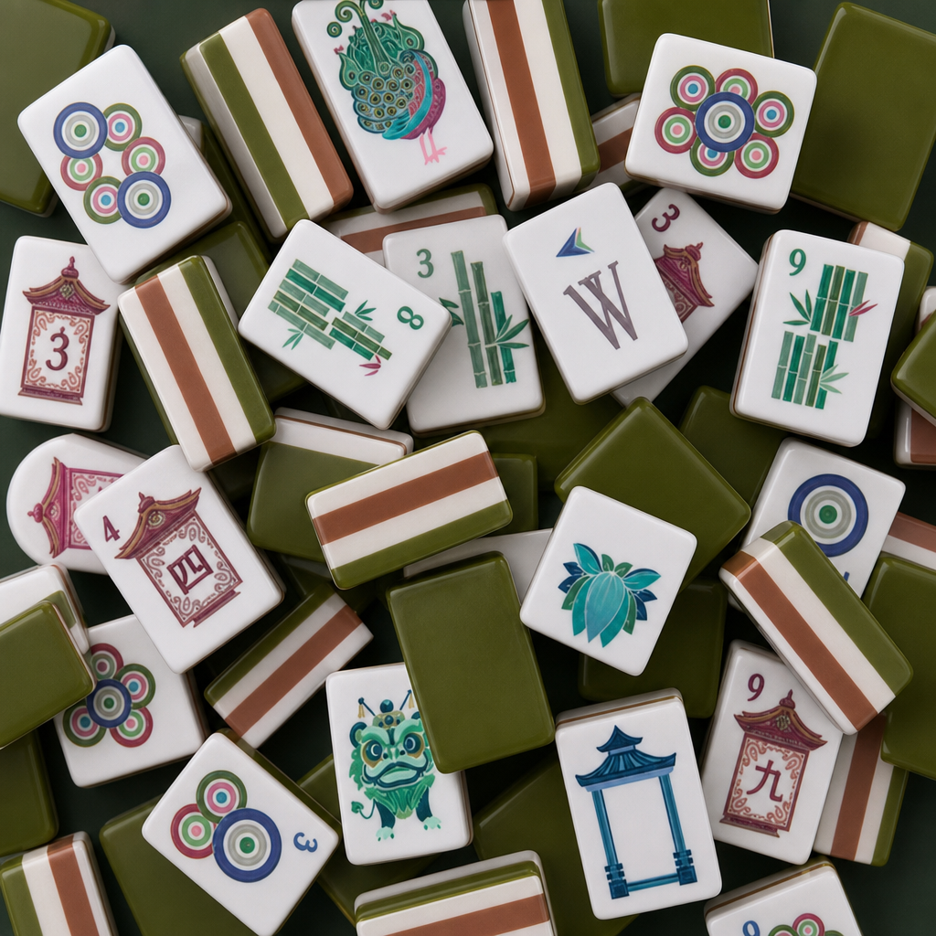 American Mahjong Set 160 Tiles 30mm Crystal Acrylic Mahjong Tiles Engraved Inner Print Complete Game Set