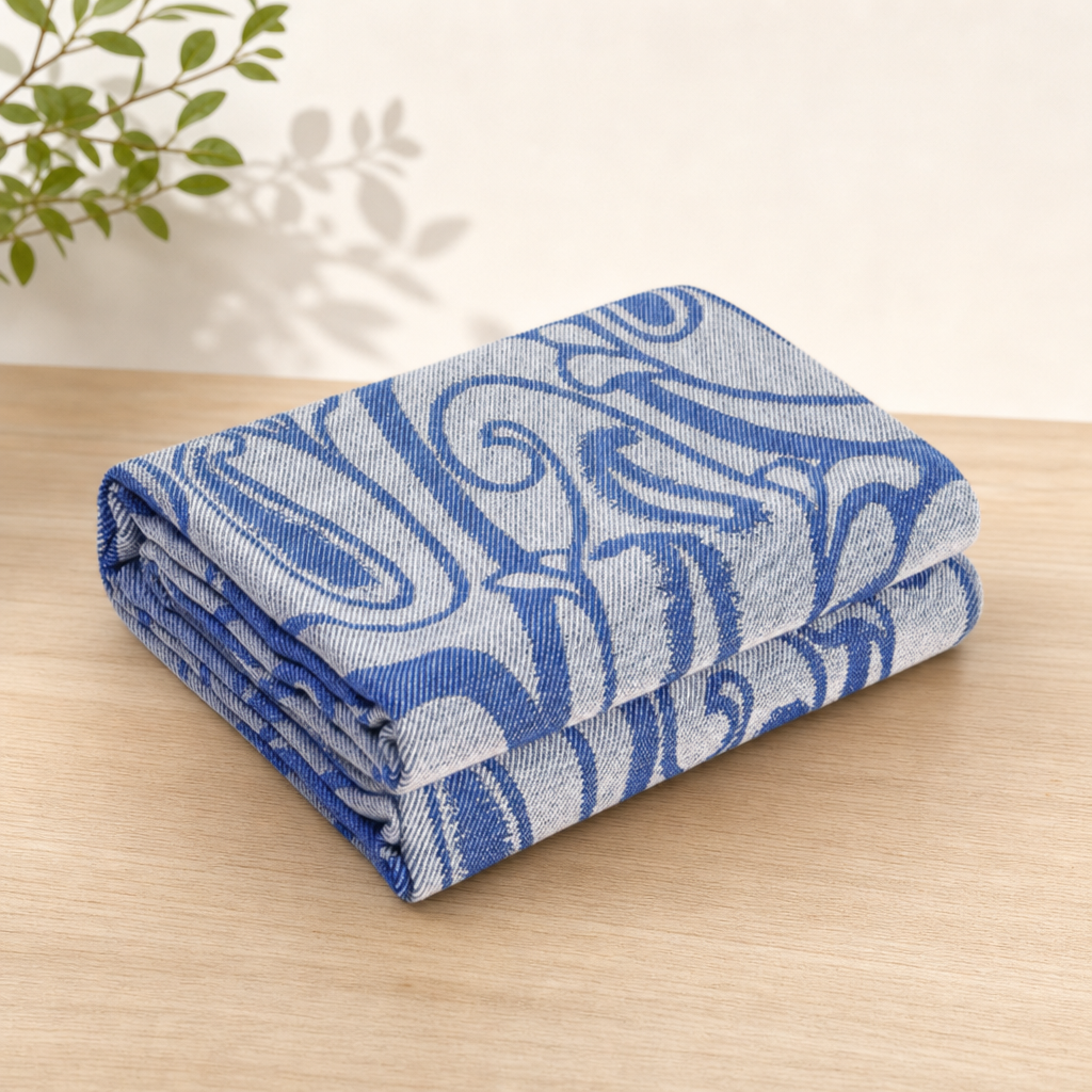 Soft Wrinkle-Resistant Luxury Throw Blanket 130 x 190 cm Nordic Air Conditioning Nap Blanket