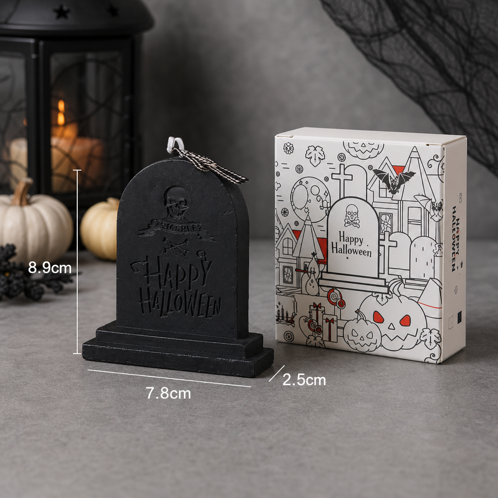 Halloween Pumpkin Skull Candle – Creative Scented Candle Holiday Gift
