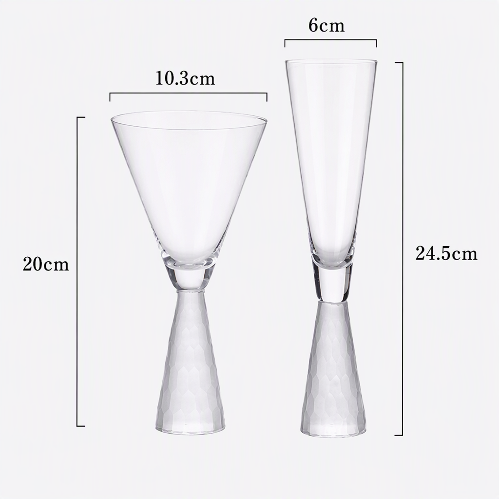 Crystal Glass Stemmed Goblet