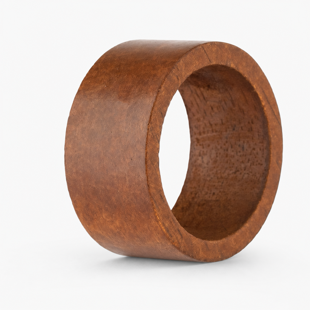 Natural Wooden Napkin Ring Table Decoration Holder