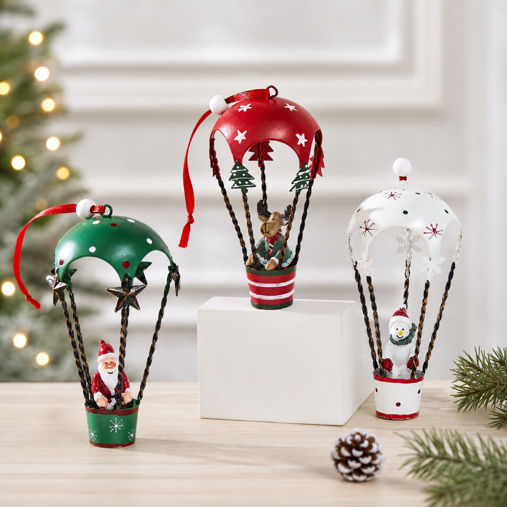 Christmas Iron Tree Hanging Ornament Decorative Holiday Decoration