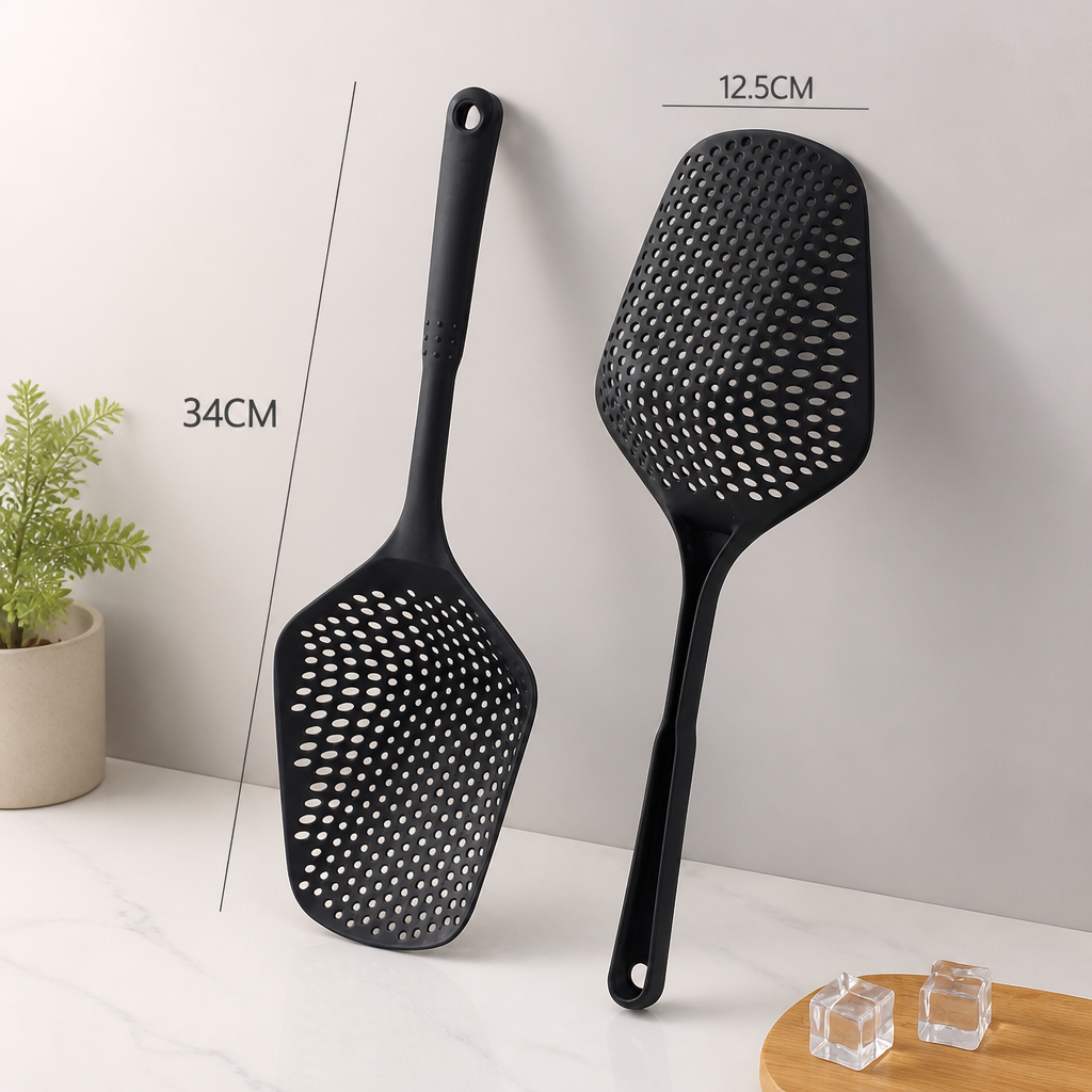 Food Grade Plastic Slotted Turner Kitchen Spatula Cooking Tool