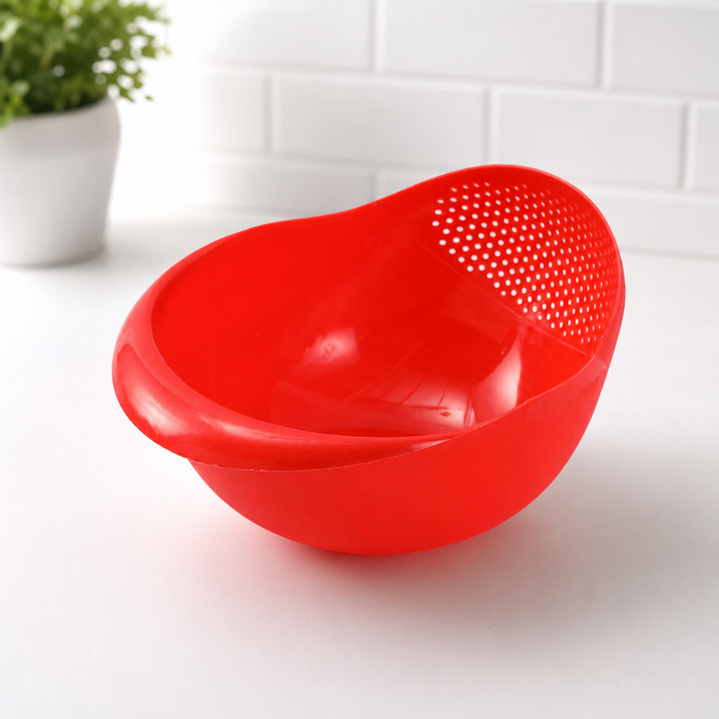 Multifunctional Kitchen Colander Rice Washing Basket Drain Strainer