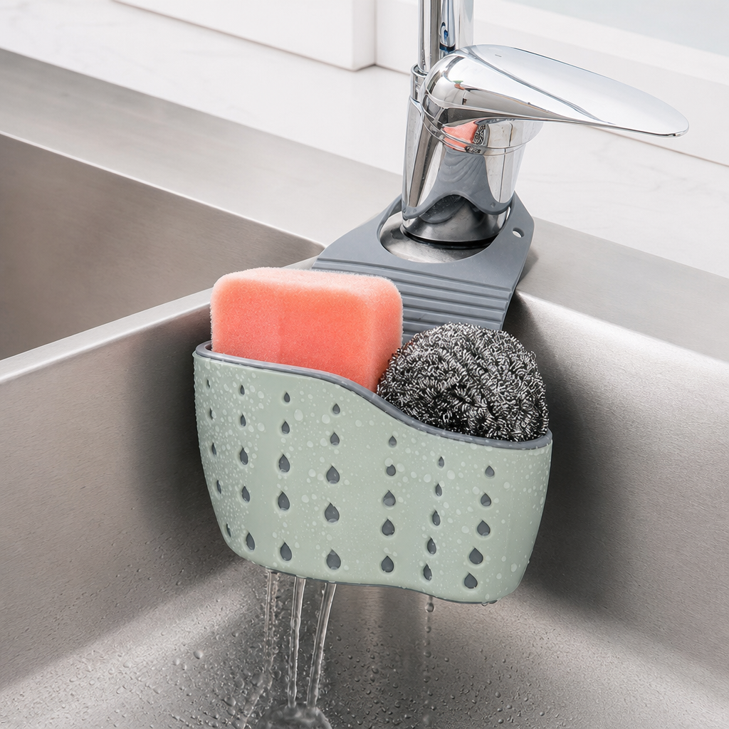 PP Sink Organizer Basket Faucet Hanging Storage Bag Kitchen Drain Basket
