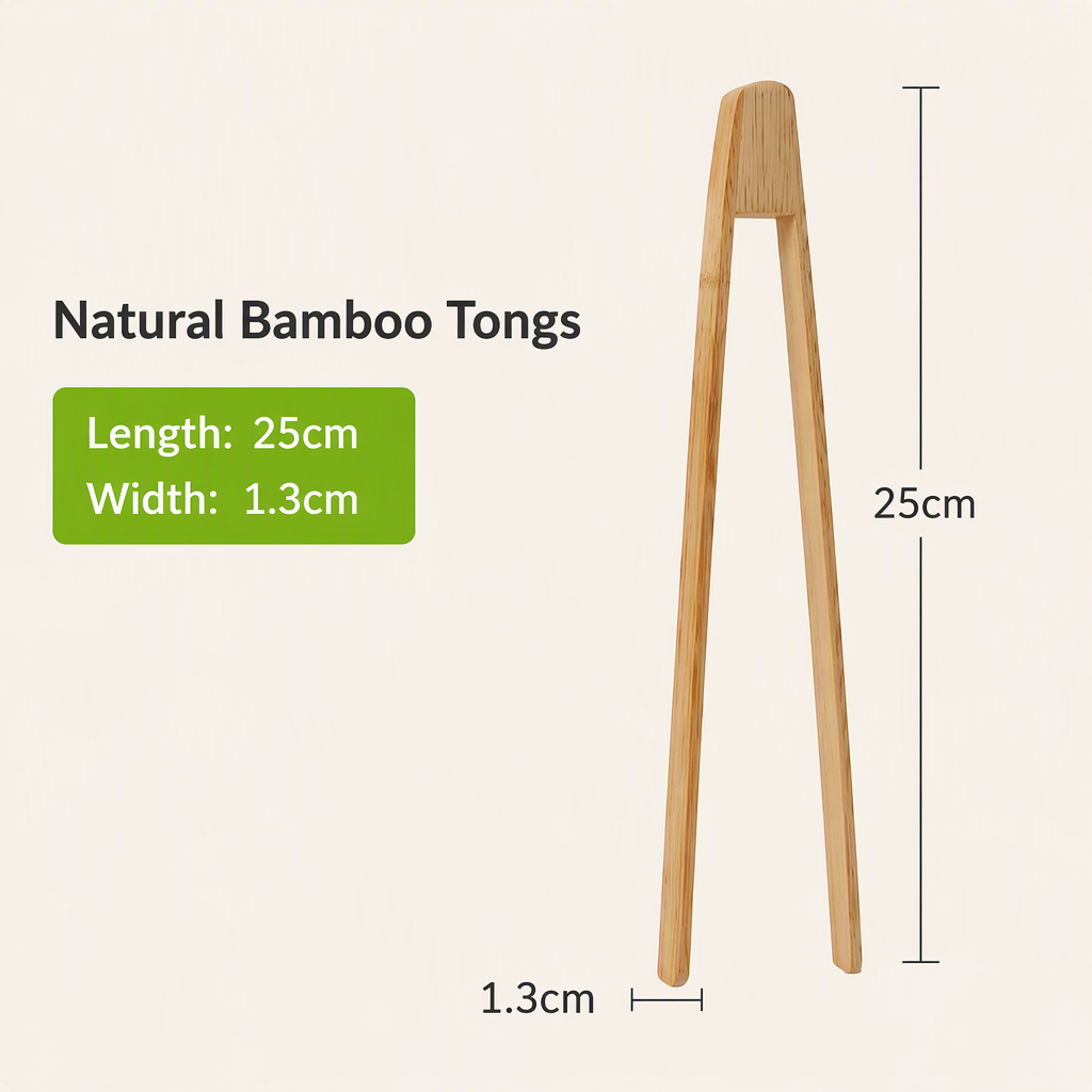 Bamboo Tea & Bread Tongs