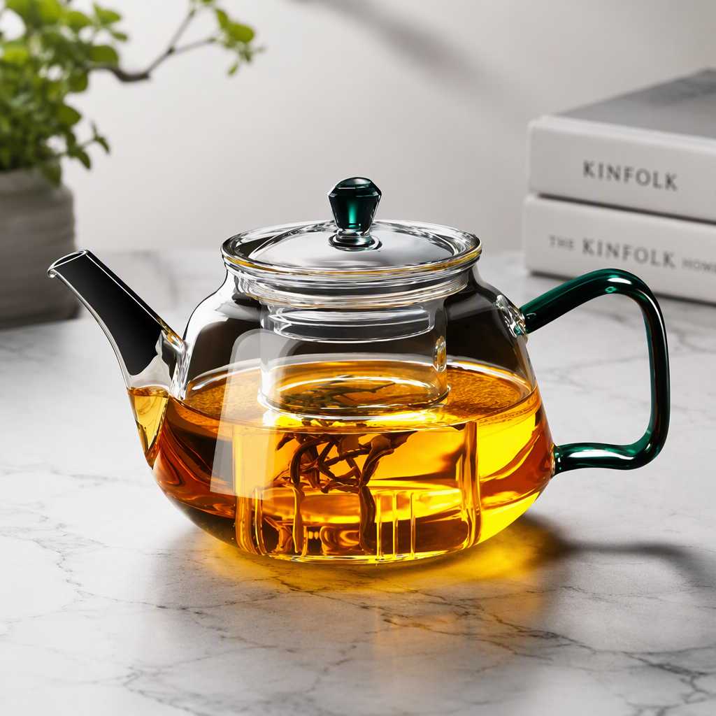 Glass Teapot for Tea Brewing
