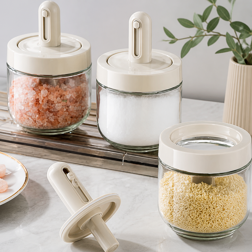 Adjustable Spice Jar Salt Container