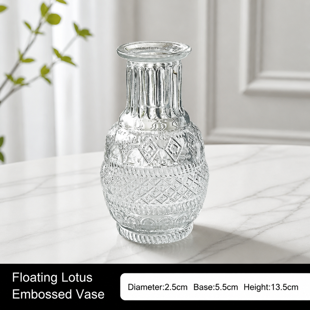 Small Woodland Style Hydroponic Vase for Fresh Flowers
