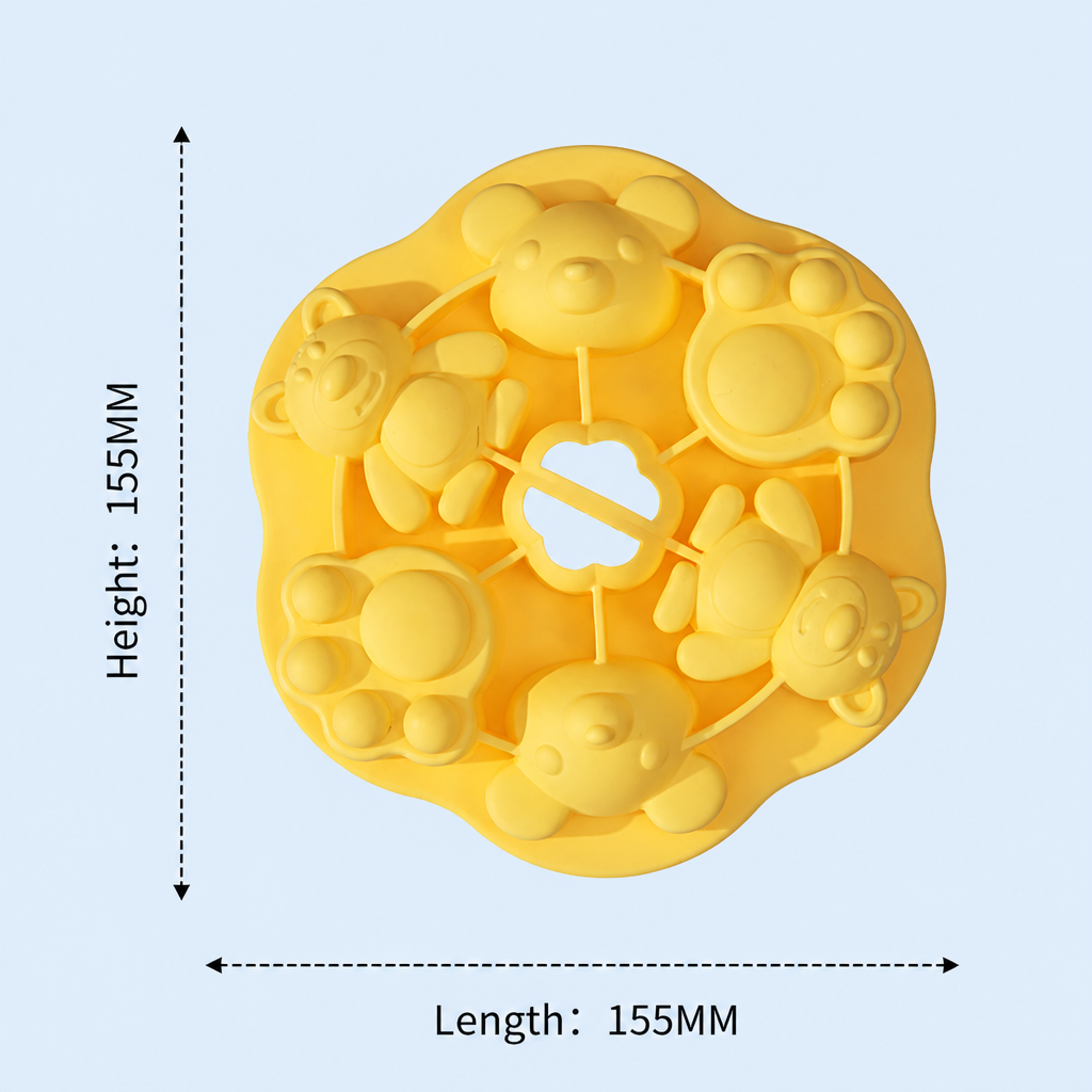 Cute Cat Paw Silicone Cake Mold for Baking and Steamed Desserts