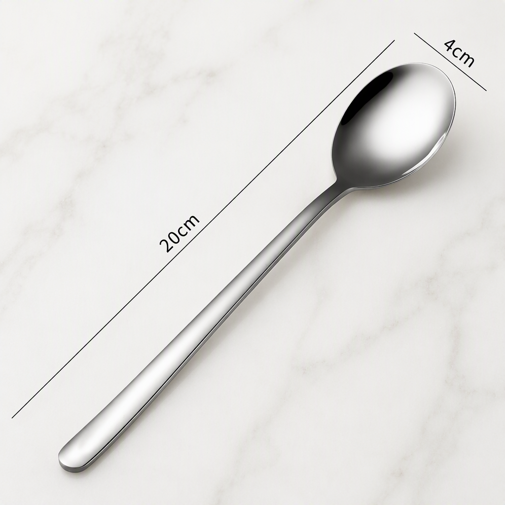 Long Handle Stainless Steel Soup Spoon