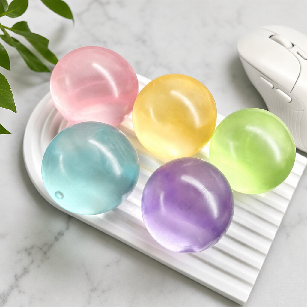 Colorful Axolotl Squishy Stress Relief Blind Box Toy