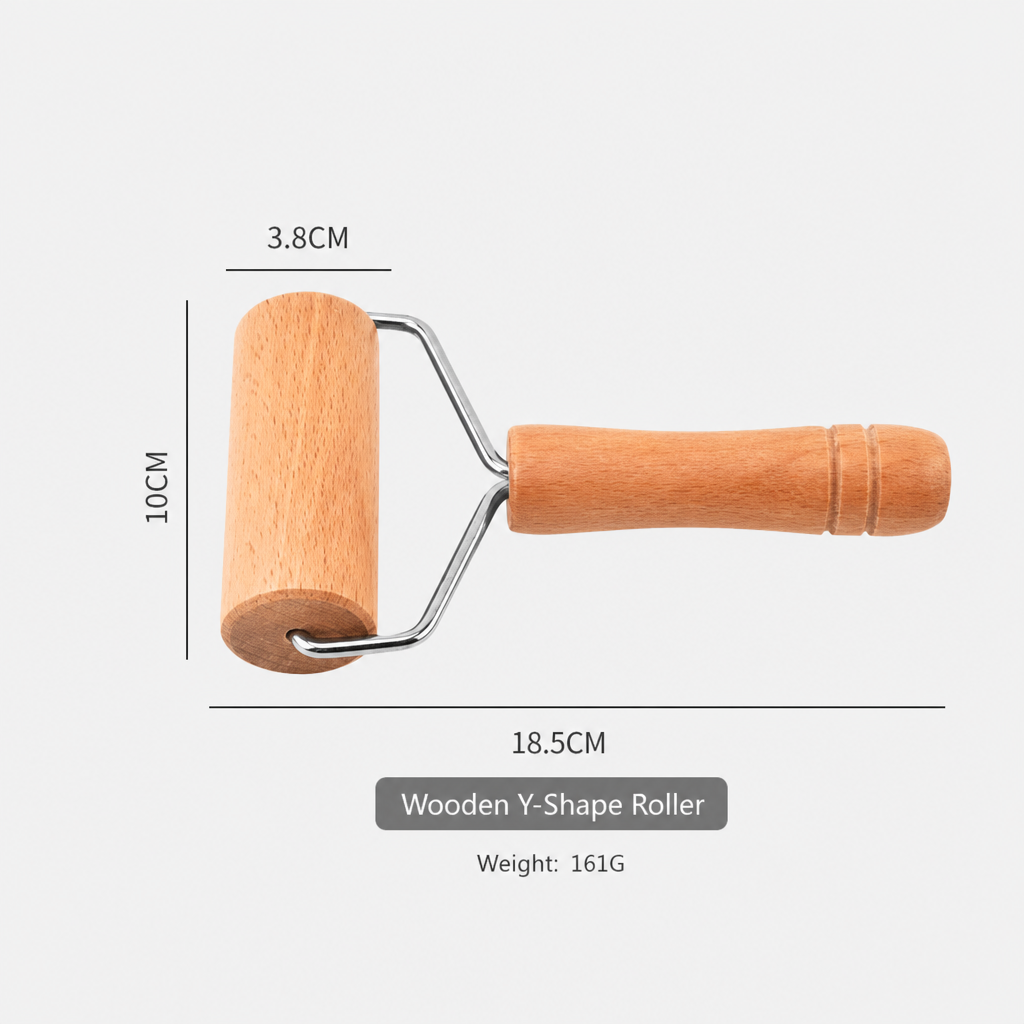 Wooden Handle Double Head Dough Roller for Pizza and Pastry