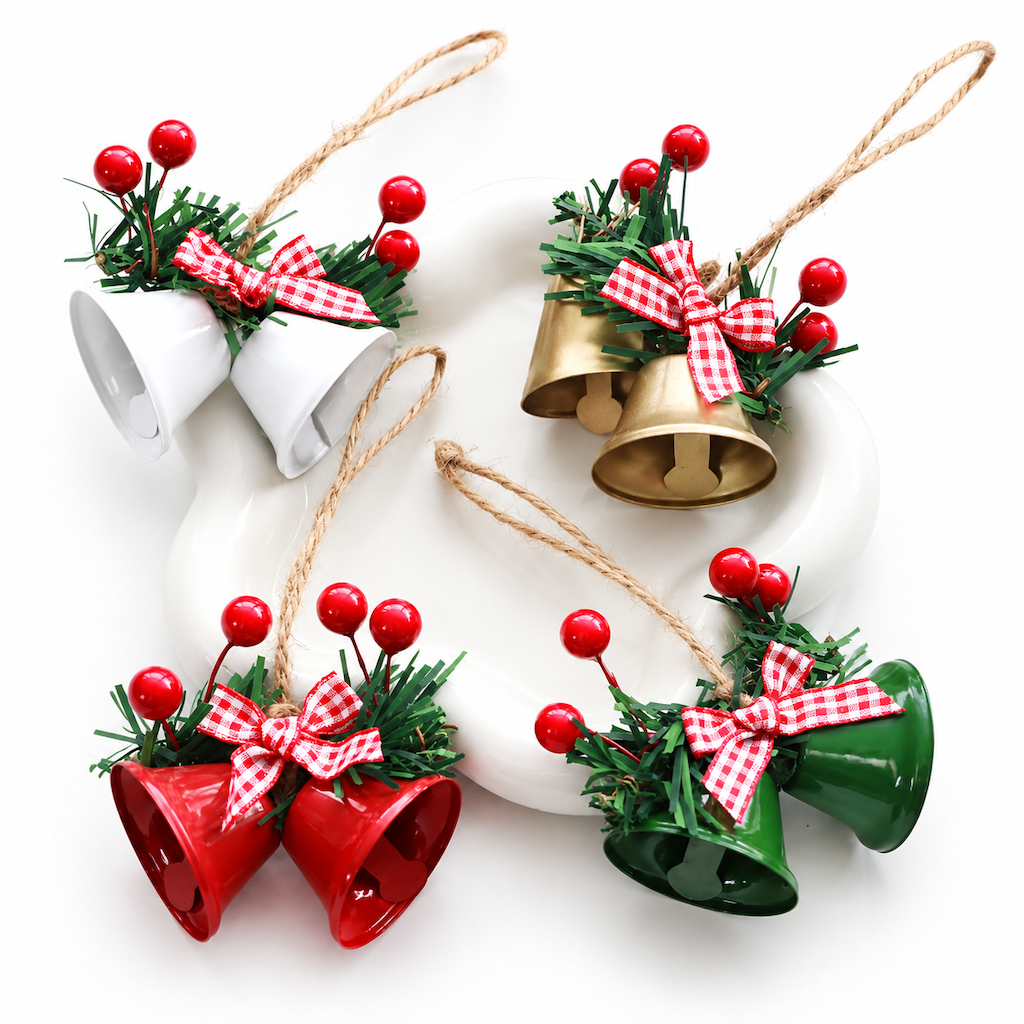 Christmas Double Bell Hanging Ornament