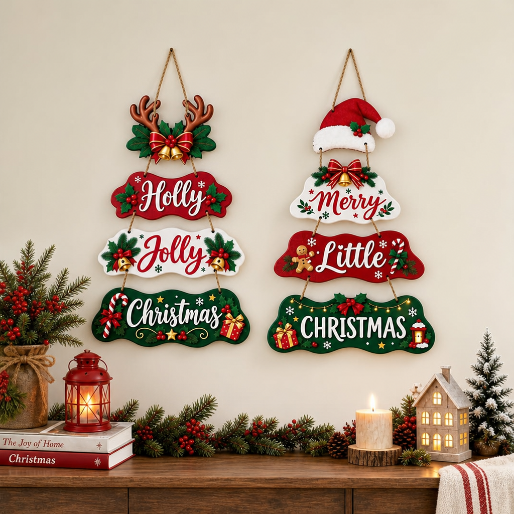 Christmas Wooden Hanging Ornament