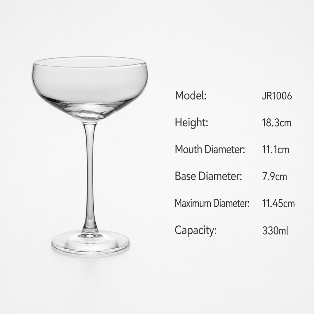 Unbreakable Coupe Cocktail Glass