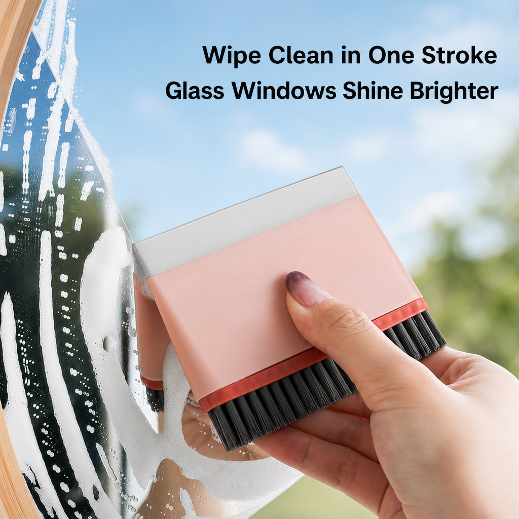 Window Glass Cleaning Scraper, Handheld Water Wiper and Squeegee