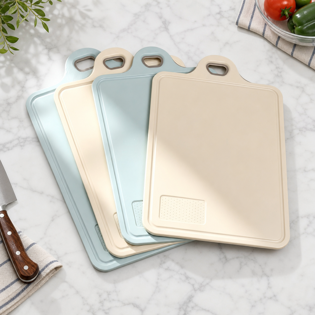 Plastic Cutting Board with Handle