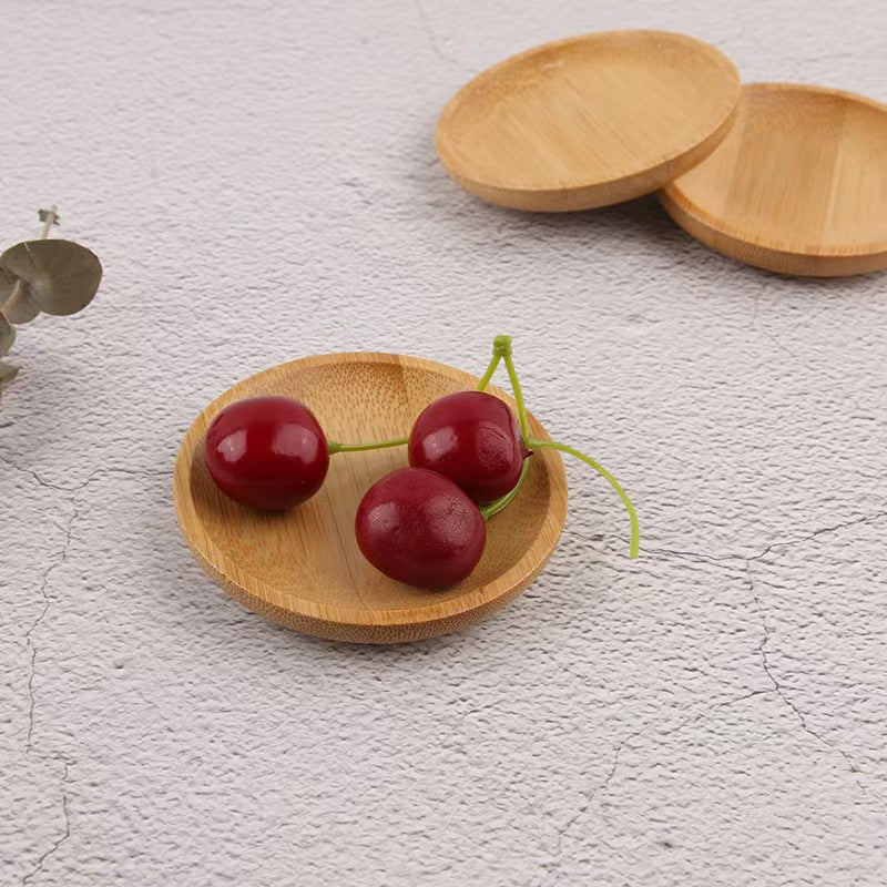 Bamboo Sauce Dish Small Dipping Plate