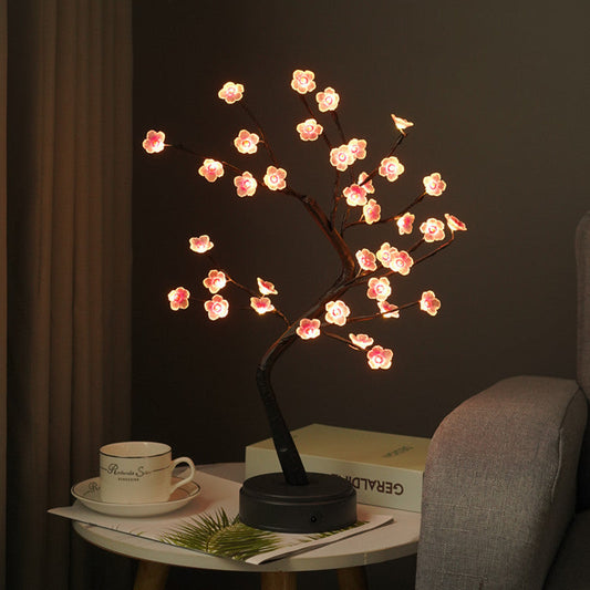 LED Pearl Christmas Tree Light – Starry Fairy Light Table Lamp