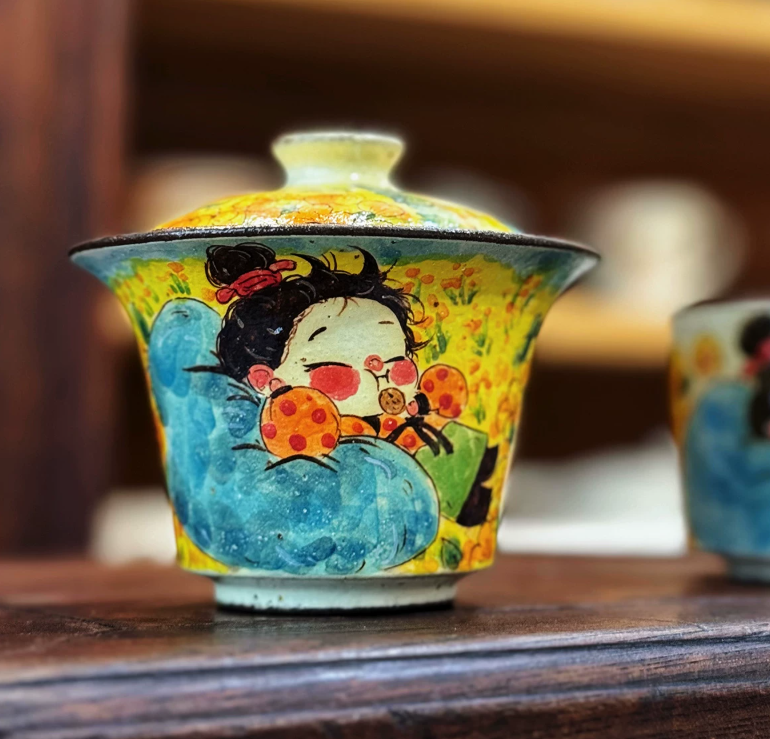 Blushing Maiden Gaiwan Tea Bowl