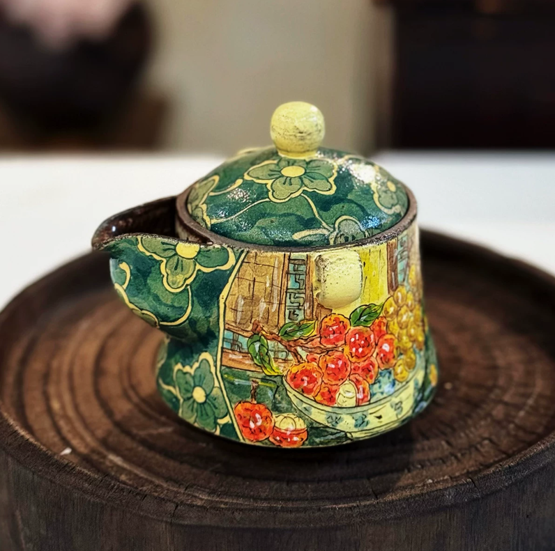 Golden Durian Treasure Pot Tea Set
