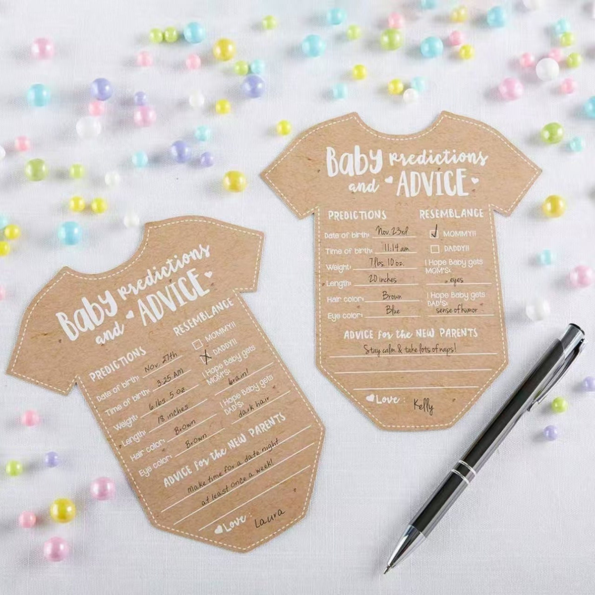 Baby Shower Game Cards Party Activity Cards for Celebration