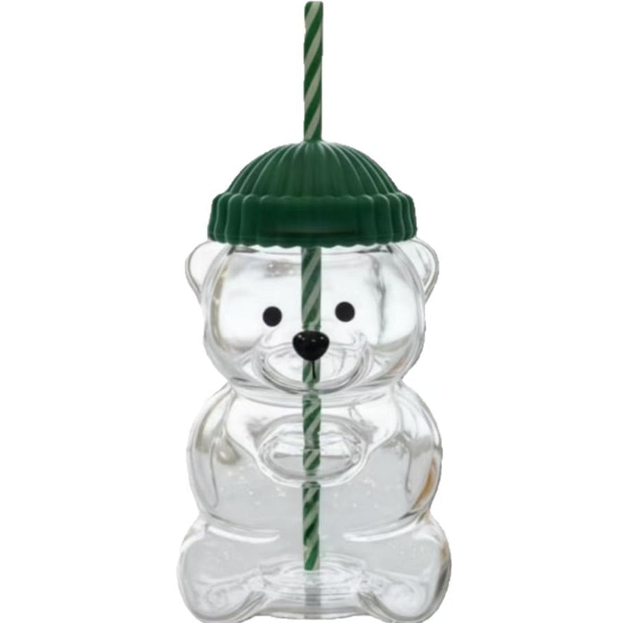 Bear Shape Glass Coffee Mug 550ml