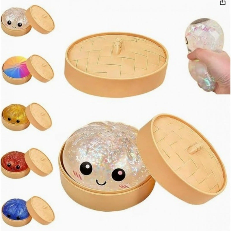 Slow Rising Squishy Toy – Cute Fruit Stress Relief Fidget Toy with Storage Case