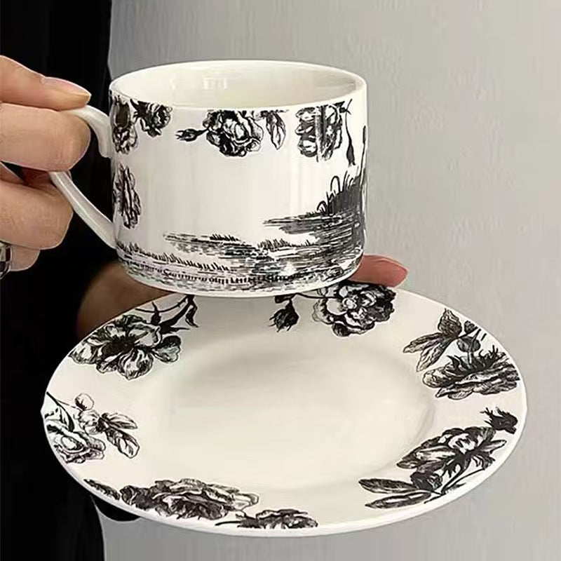 Vintage American Style Tea Cup and Saucer Set