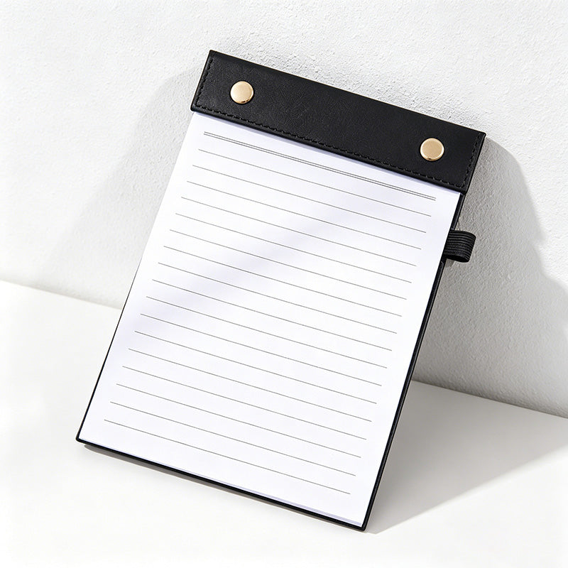 A5 Clipboard Notepad – Refillable Writing Pad with Pen Loop (150 Sheets)