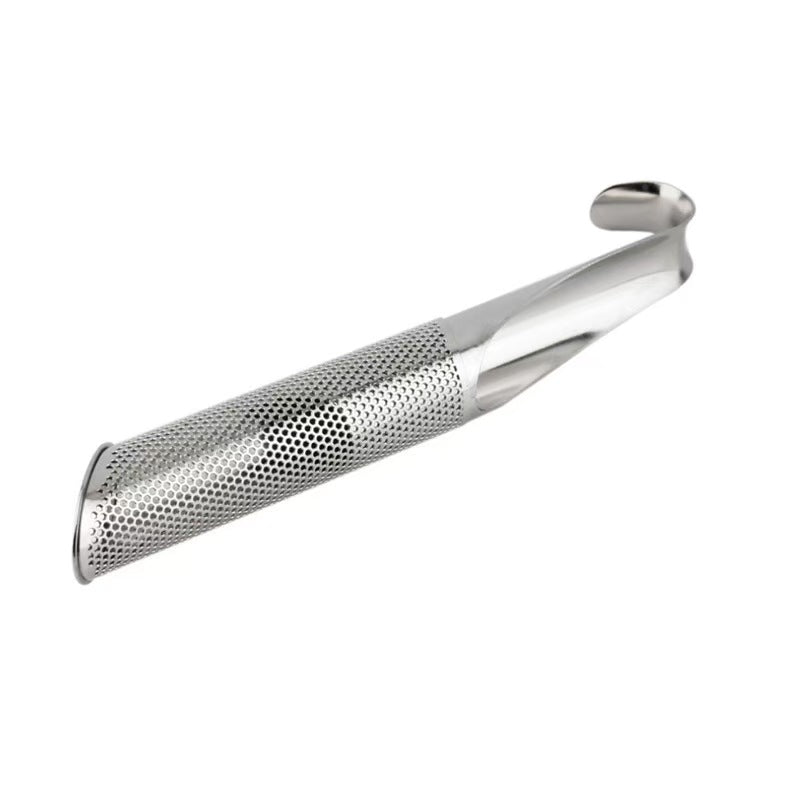 304 Stainless Steel Curved Tea Infuser Straw