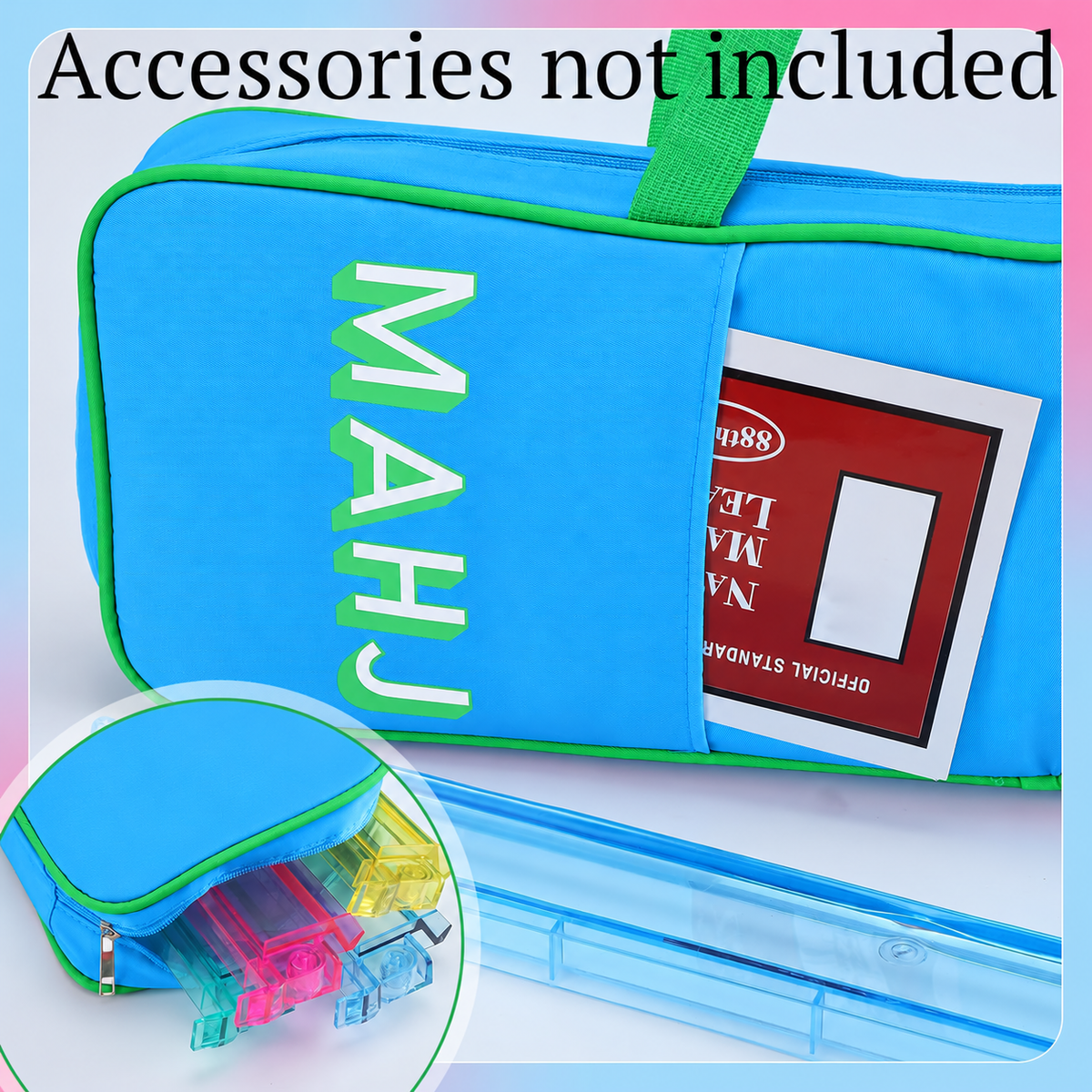 Mahjong Rack Carrying Bag with Handles