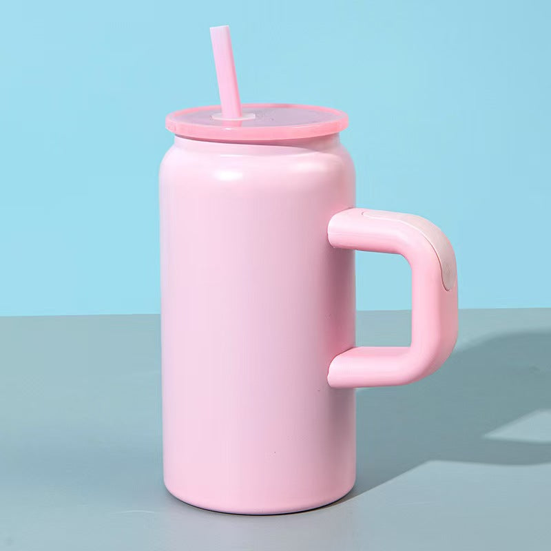 16oz Mini Mason Insulated Mug with Handle