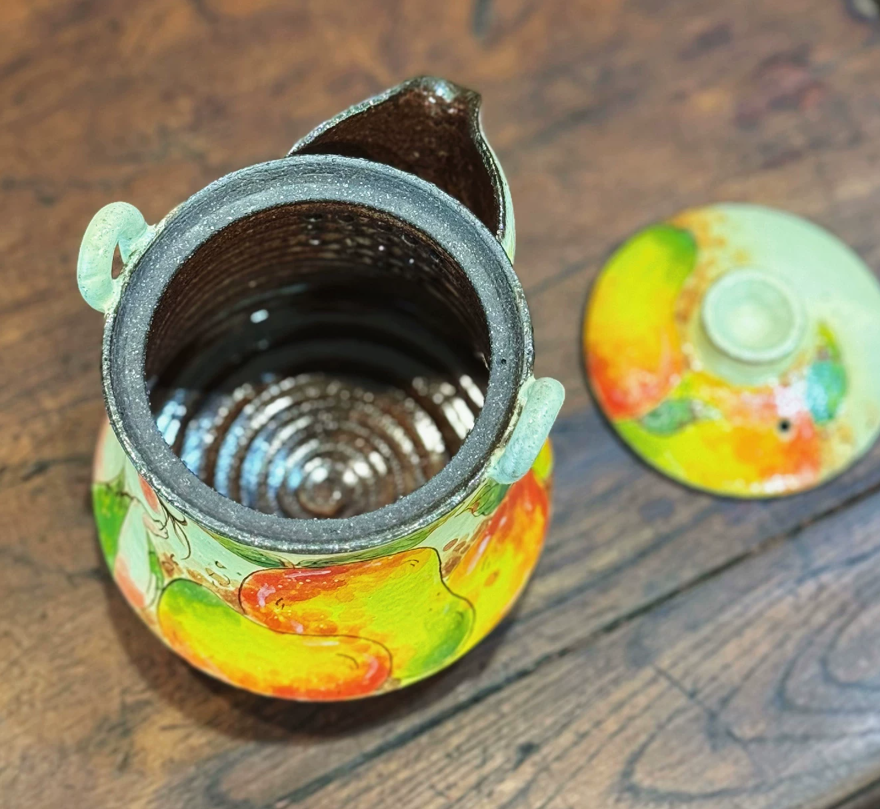 Five-Color Treasure Vessel Tea Set