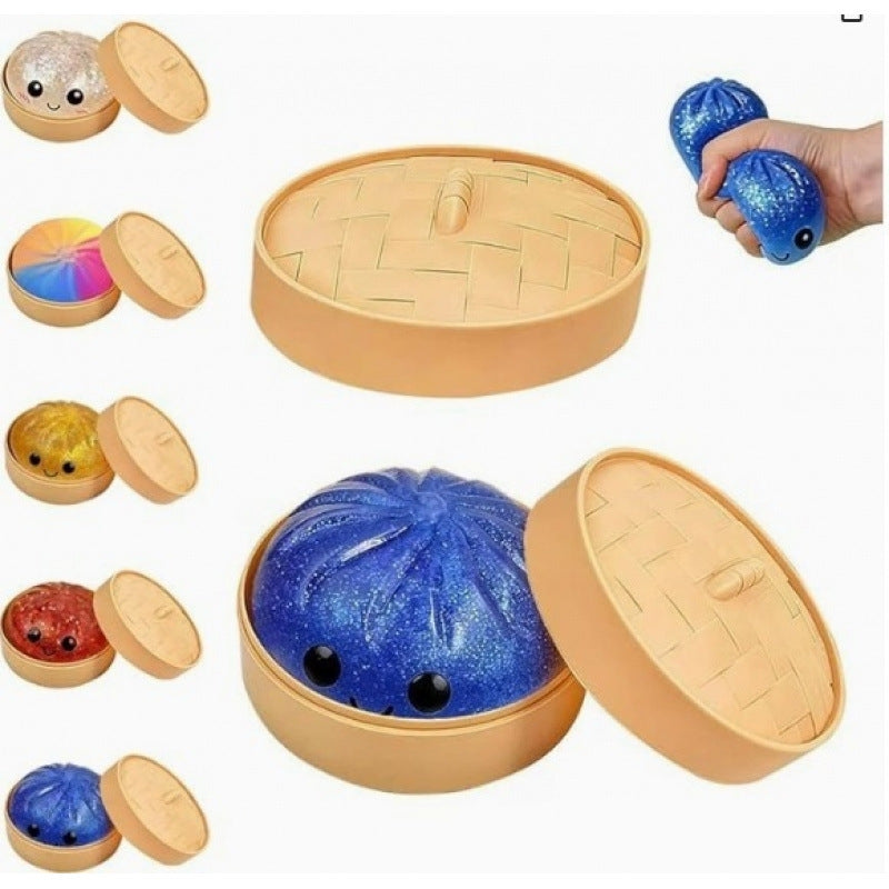Slow Rising Squishy Toy – Cute Fruit Stress Relief Fidget Toy with Storage Case