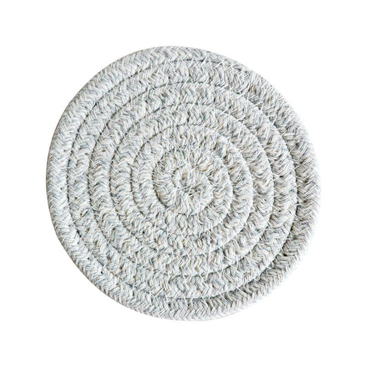 Nordic Cotton Rope Coasters, Thick Heat-Resistant Insulated Drink Mats