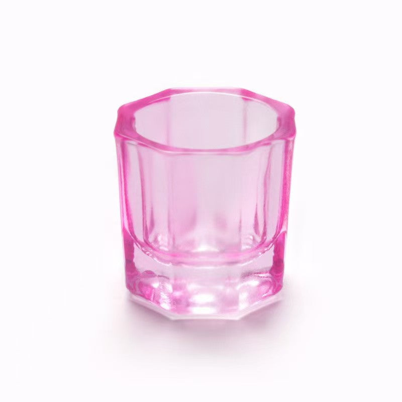Mini Octagonal Glass Rinse Cup