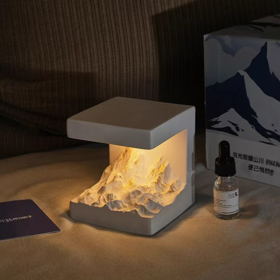 Mountain Aroma Diffuser Stone Gift Set